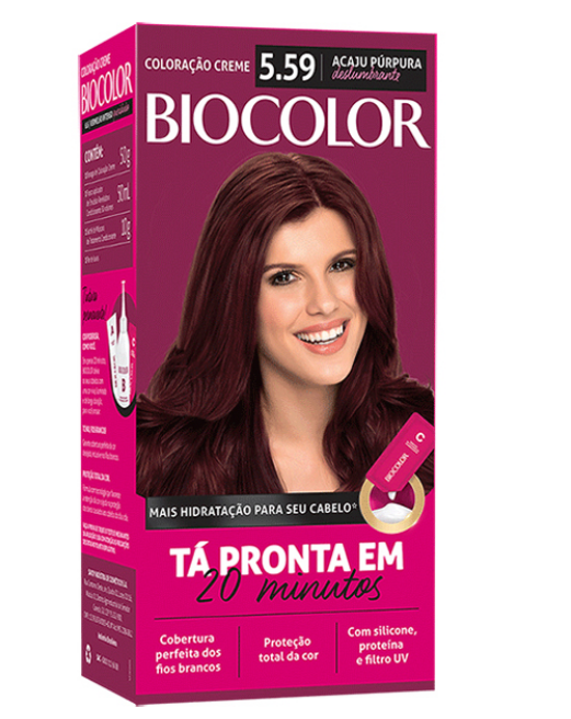 TINT BIOCOLOR 5.59 KIT ACAJU PURPURA (12)