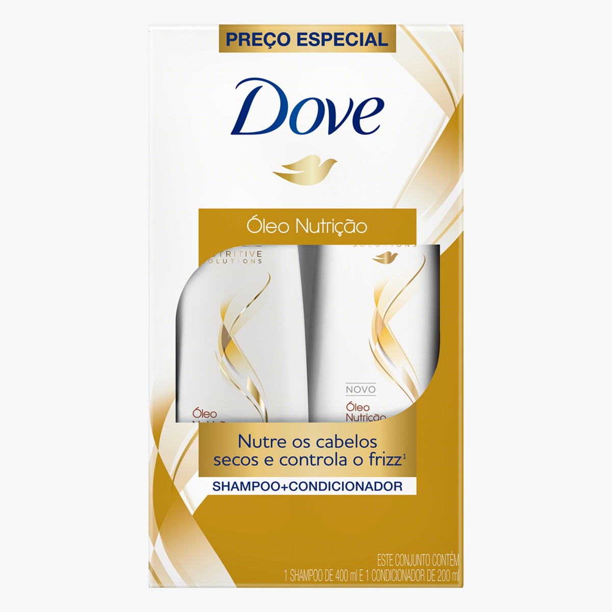 SH DOVE 400ML OL NUTR+COND 200ML (8)
