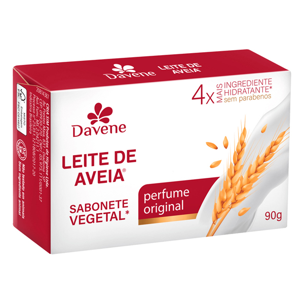 SAB DAVENE 90G LEITE DE AVEIA CLASSICO (48)