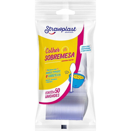 COLHER STRAWPLAST FESTA CSC621 50UN (20)