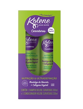 KIT SH 300ML+COND 200ML KOLENE CURVATURAS (12)