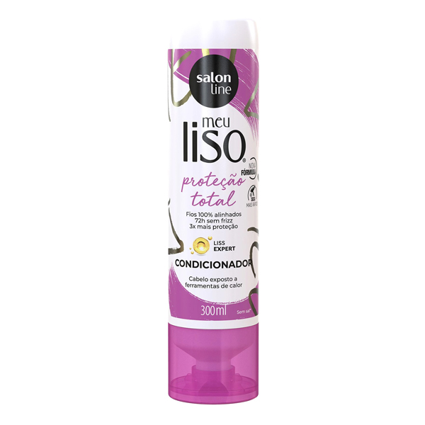 COND SALON LINE 300ML MEU LISO PROTECAO TOTAL (6)