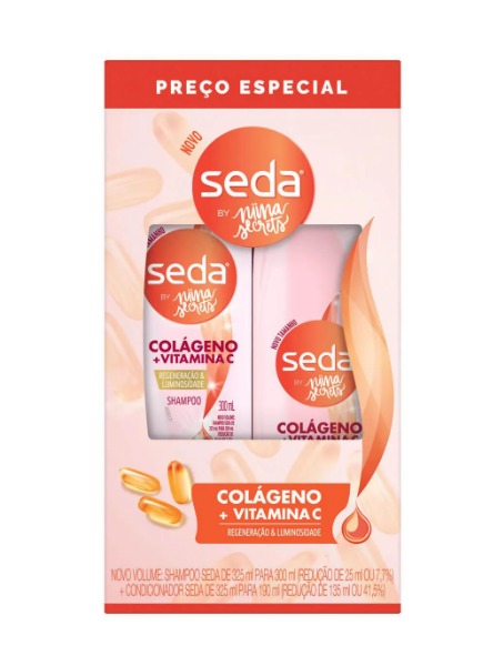 SH SEDA KIT 325ML+COND 190ML COLAGENO + VIT C (15)