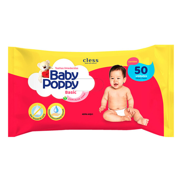 TOALHA UMED BABY POPPY BASIC 050UN (24)