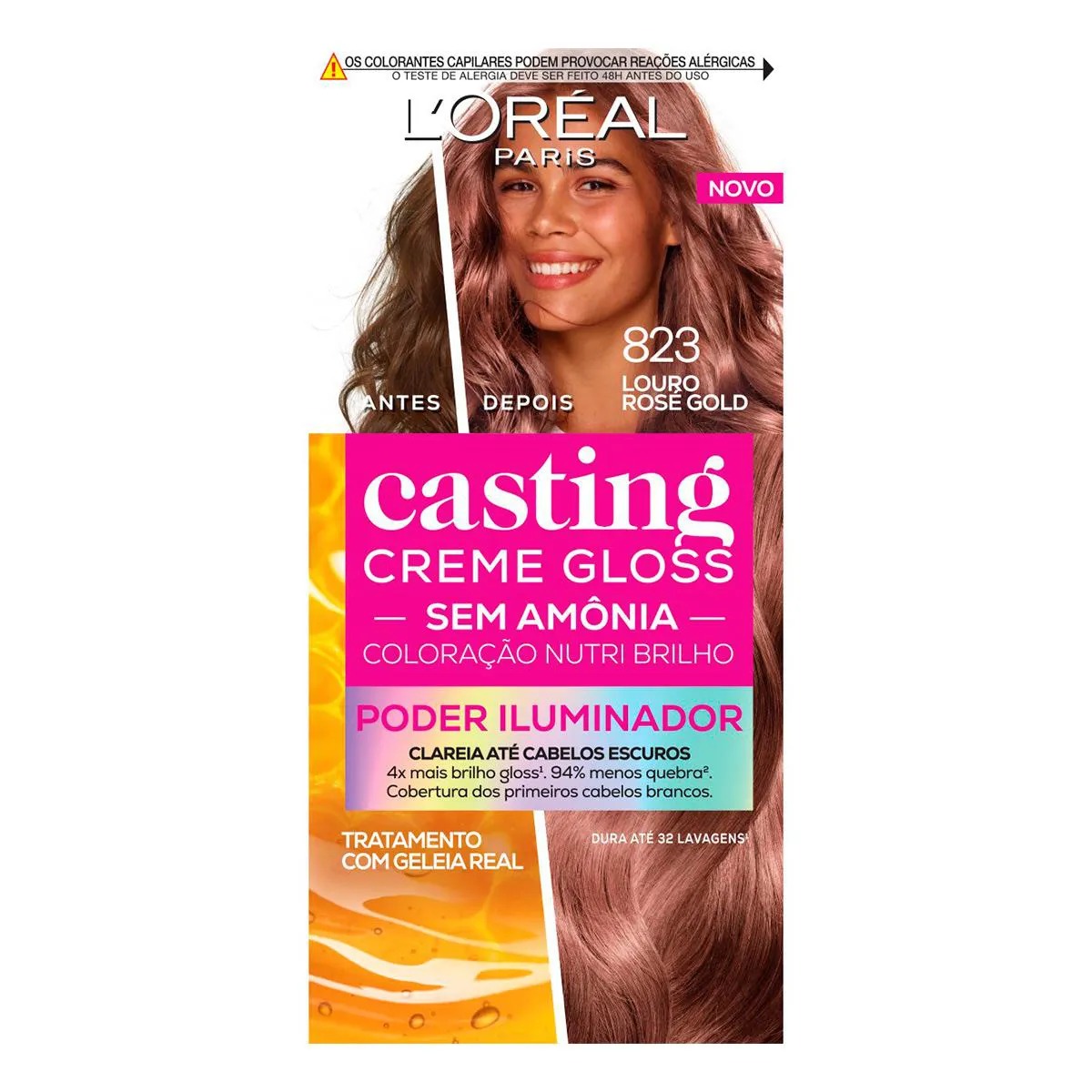 TINT CASTING CR GLOSS 823 LOURO ROSE GOLD (6)