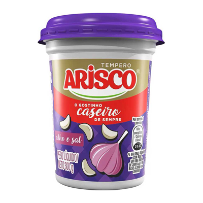 TEMP ARISCO 300GR ALHO/SAL (24)