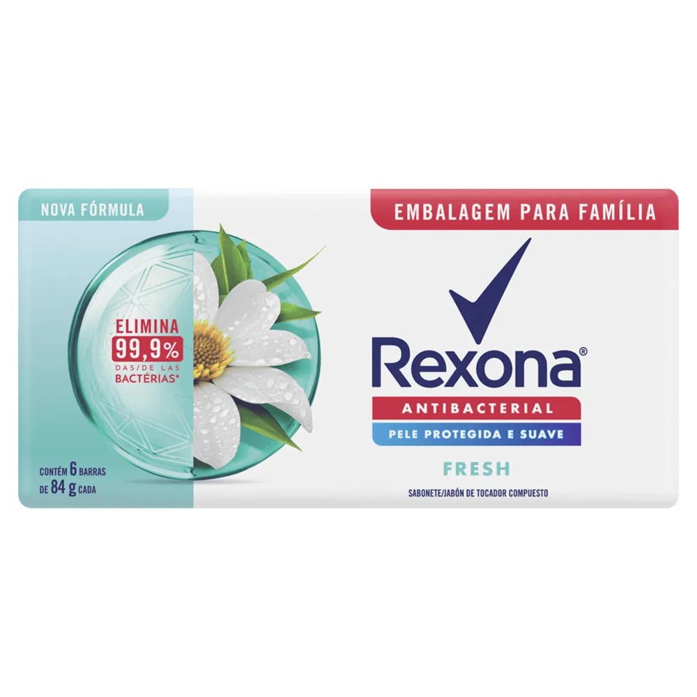 SAB REXONA 84G ANTIBAC FRESH PACK 6UN (18)