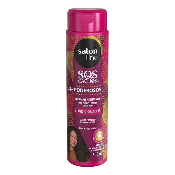COND SALON LINE 300ML CACHOS SOS +PODEROSOS (6)