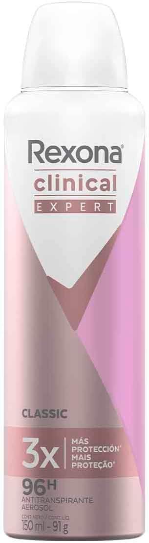 DES REXONA AERO 150ML/90G CLINICAL MASC 96H INVISIBLE  (12)