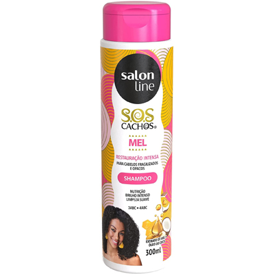 SH SALON LINE 300ML CACHOS SOS MEL (6)
