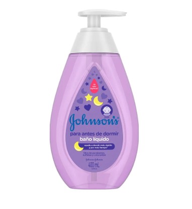 SAB LIQ JOHNSON BABY 400ML HORA SONO (12)