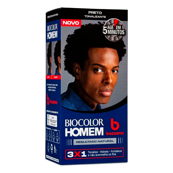 TINT BIOCOLOR HOMEM KIT PRETO (12)