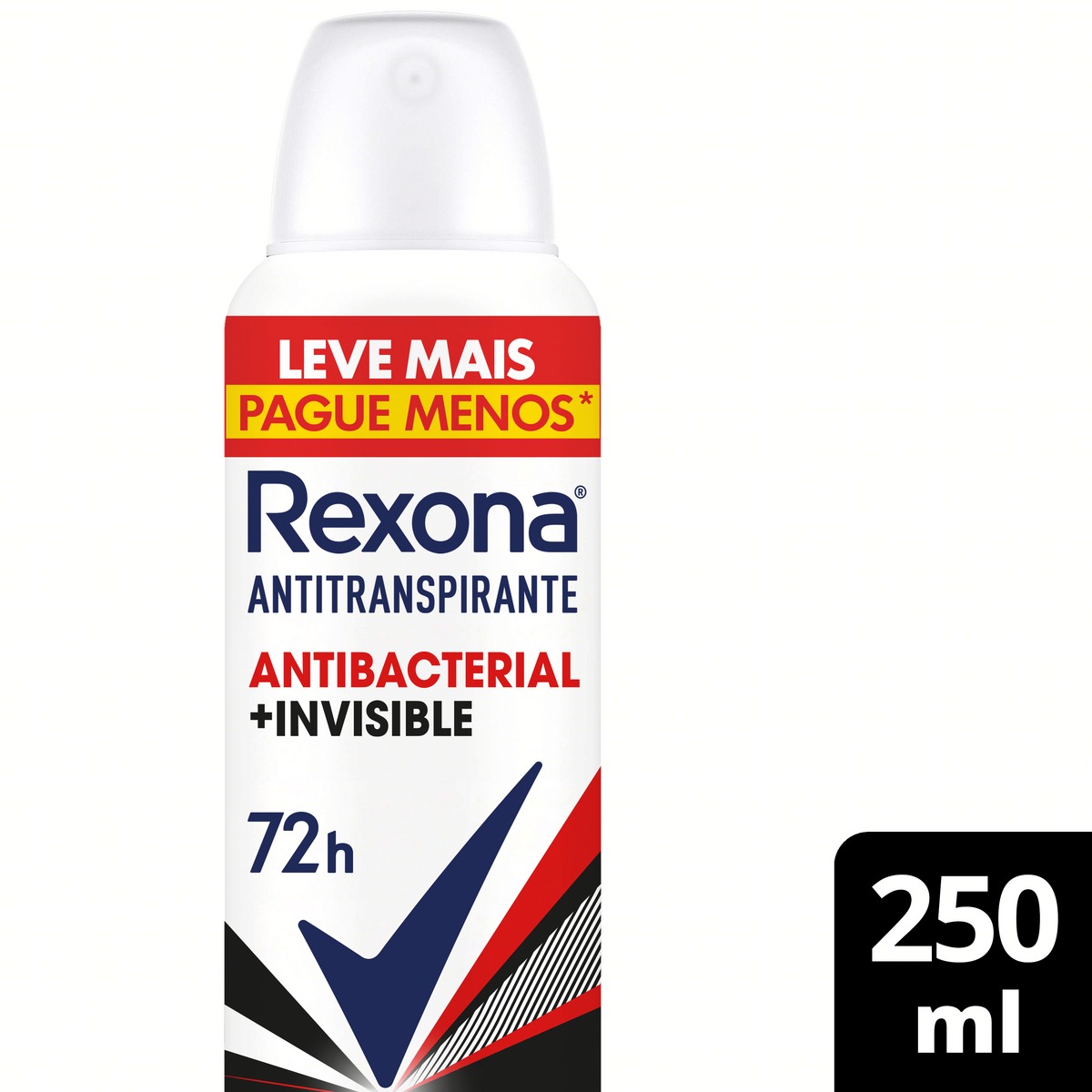 DES REXONA AERO 250ML/145G FEM ANTIBAC INVISIBLE (12)