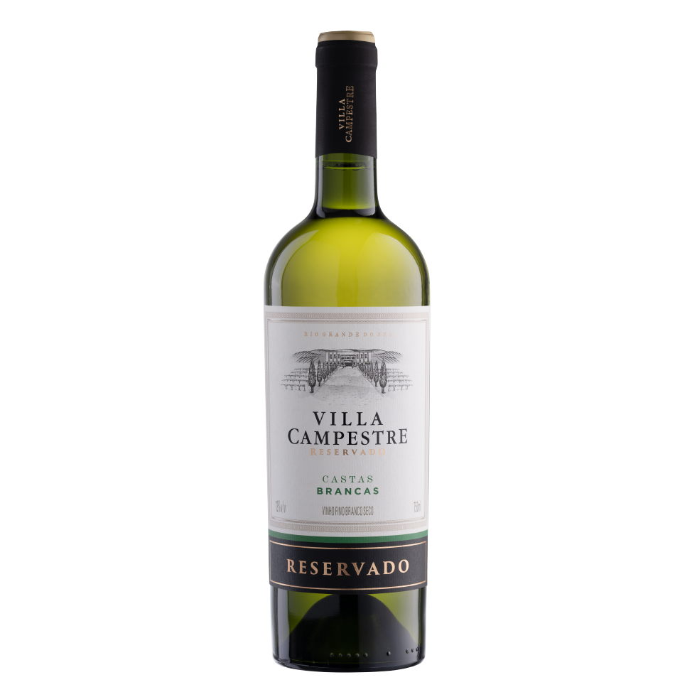 BEB VINHO VILLA CAMPESTRE BRANCO SECO CASTAS BRANCAS 750ML (6)