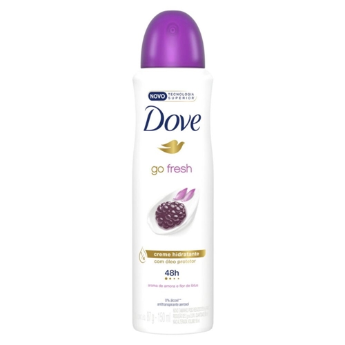 DES DOVE AERO 150ML/87G FEM GO FRESH AMORA (12)