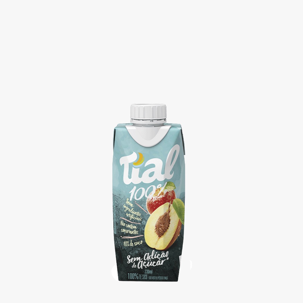 SUCO TIAL 330ML S/ACUÇAR PESSEGO (12)