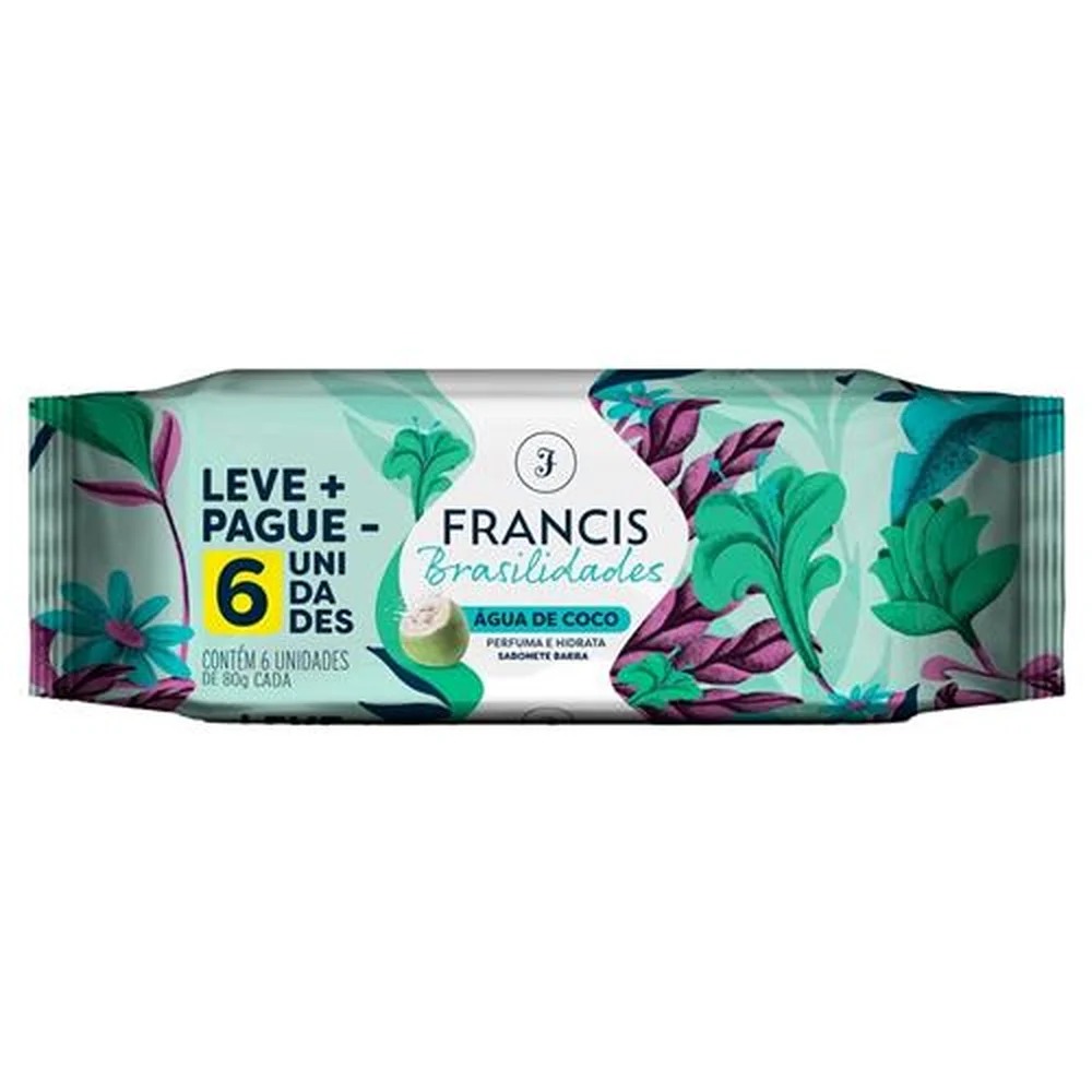 SAB FRANCIS BRASILIDADES 6X80G BRANCO AGUA COCO (18)