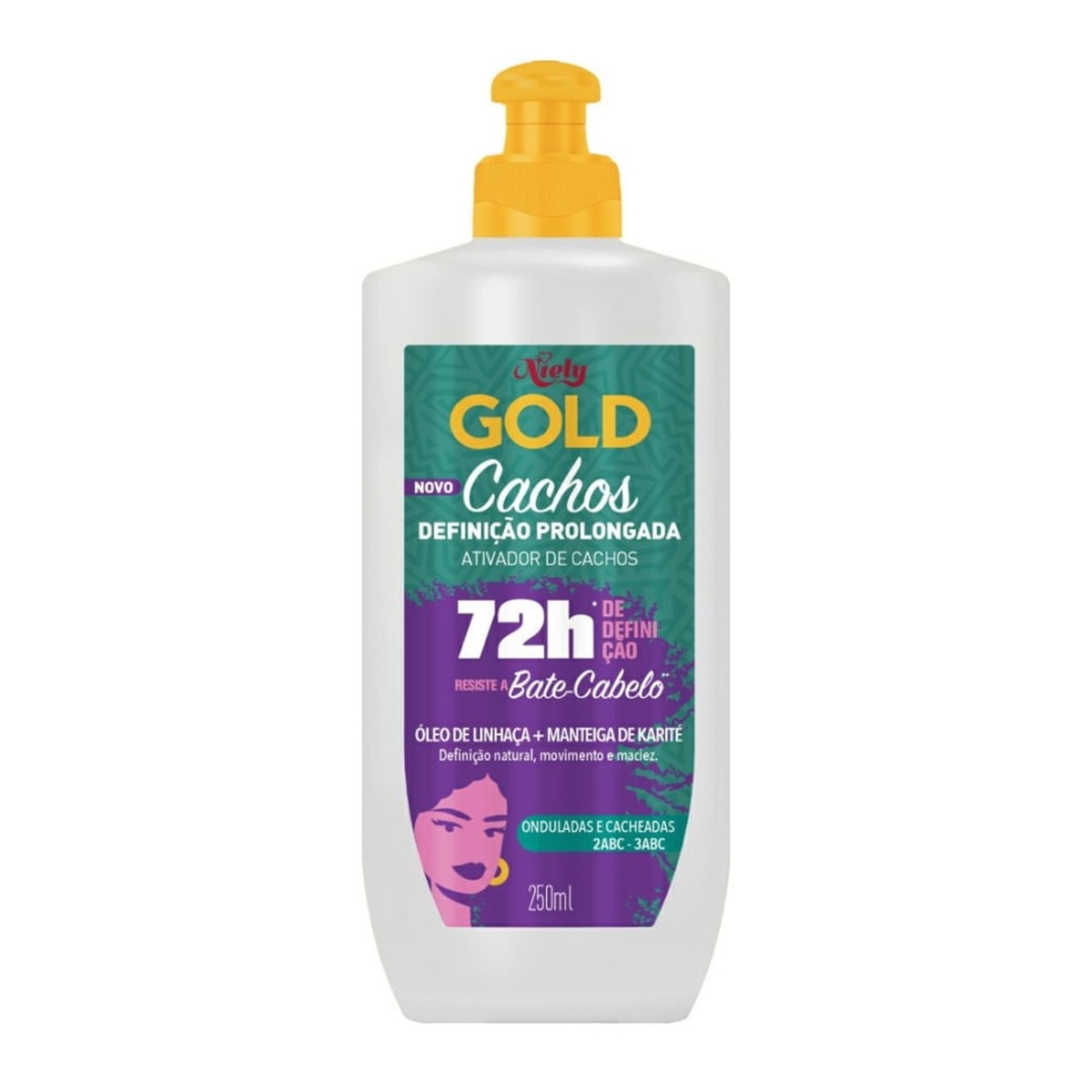 CR PENT NIELY GOLD 250ML ATIVADOR CACHOS  (12)