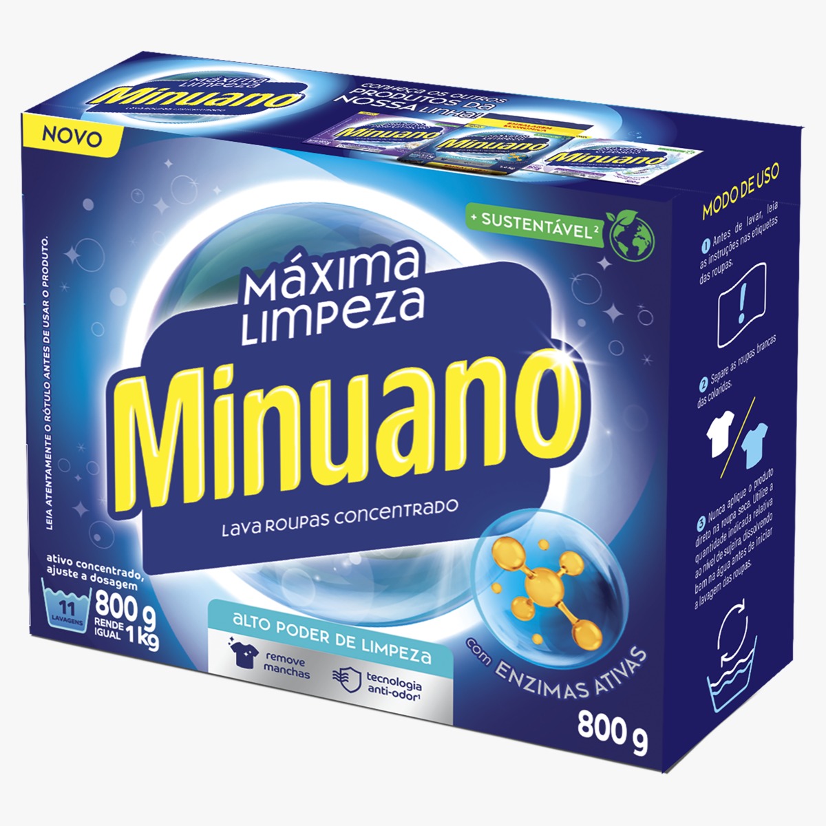 SABAO EM PO MINUANO 800G CX AZUL (20)