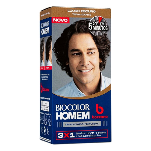 TINT BIOCOLOR HOMEM KIT LOURO ESCURO (12)