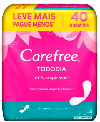 ABS CAREFREE PROT DIAR 40UN TODO DIA S/PERFUME (30)