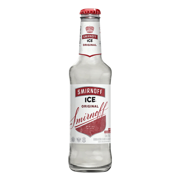 BEB ICE SMIRNOFF 275ML VIDRO ORIGINAL 4X6 (24)