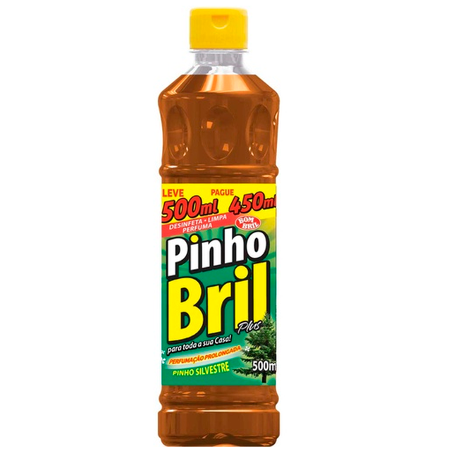 DESINF PINHO BRIL SILV PLUS L500P450ML (12)
