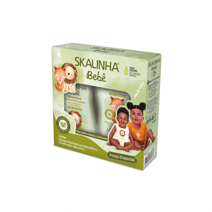 KIT SKALINHA BEBE SH+COND 200ML SALVIA (6)