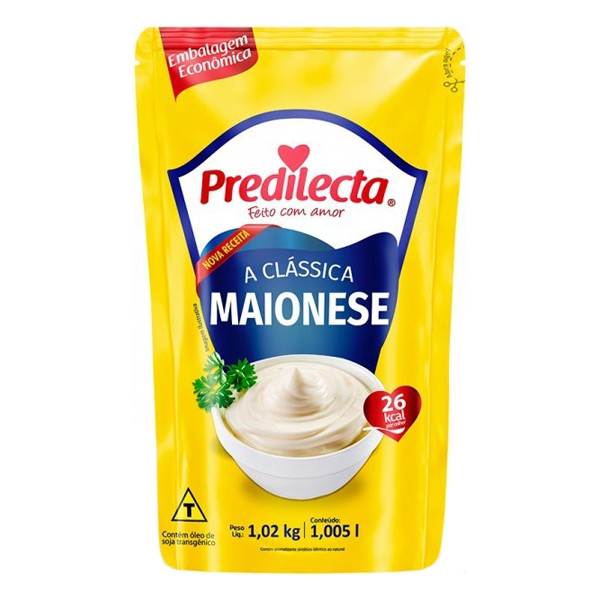 MAIONESE PREDILECTA 1,02KG SH (12)