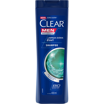 SH CLEAR 400ML MEN LIMPEZA DIARIA 2X1 (12)
