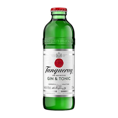 BEB GIN TONIC TANQUERAY NAC 275ML VIDRO (12)
