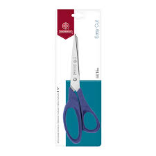 TESOURA MUNDIAL MULTIUSO FIO LISO EASY CUT AZUL 21,6CM 160N 8,1/2 (120)