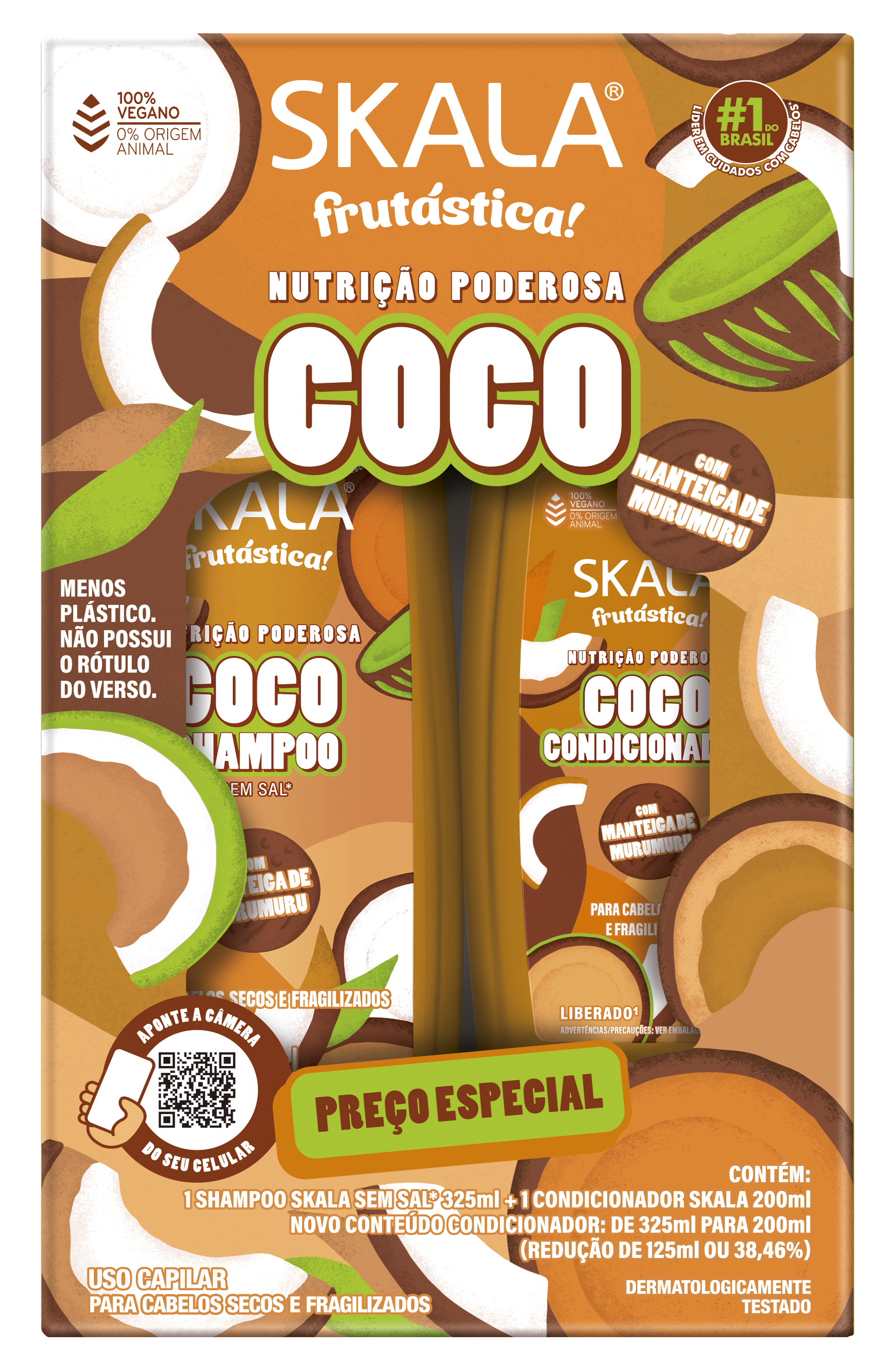 KIT SKALA SH+COND 325ML/200ML COCO (6)