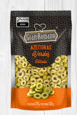 AZEITONA VERDE GRAN ROMANO 120G SC FATIADO (18)