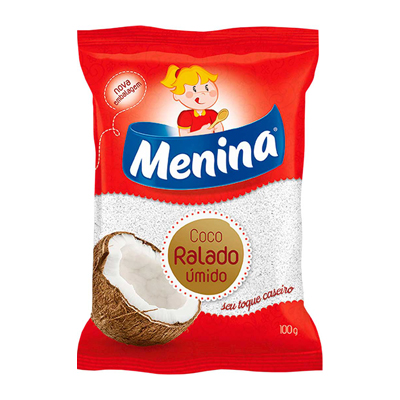 COCO RALADO MENINA 100G UMIDO ADOCADO (24)