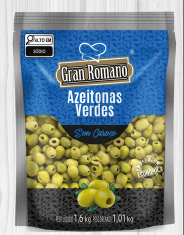 AZEITONA VERDE GRAN ROMANO 1,010KG SC S/CAROCO (6)