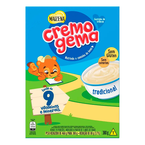 CREMOGEMA MAIZENA 380GR TRAD (24)