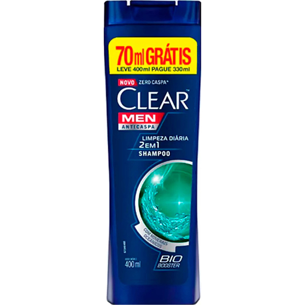 SH CLEAR L400P330ML MASC 2X1 LIMP DIAR (12)