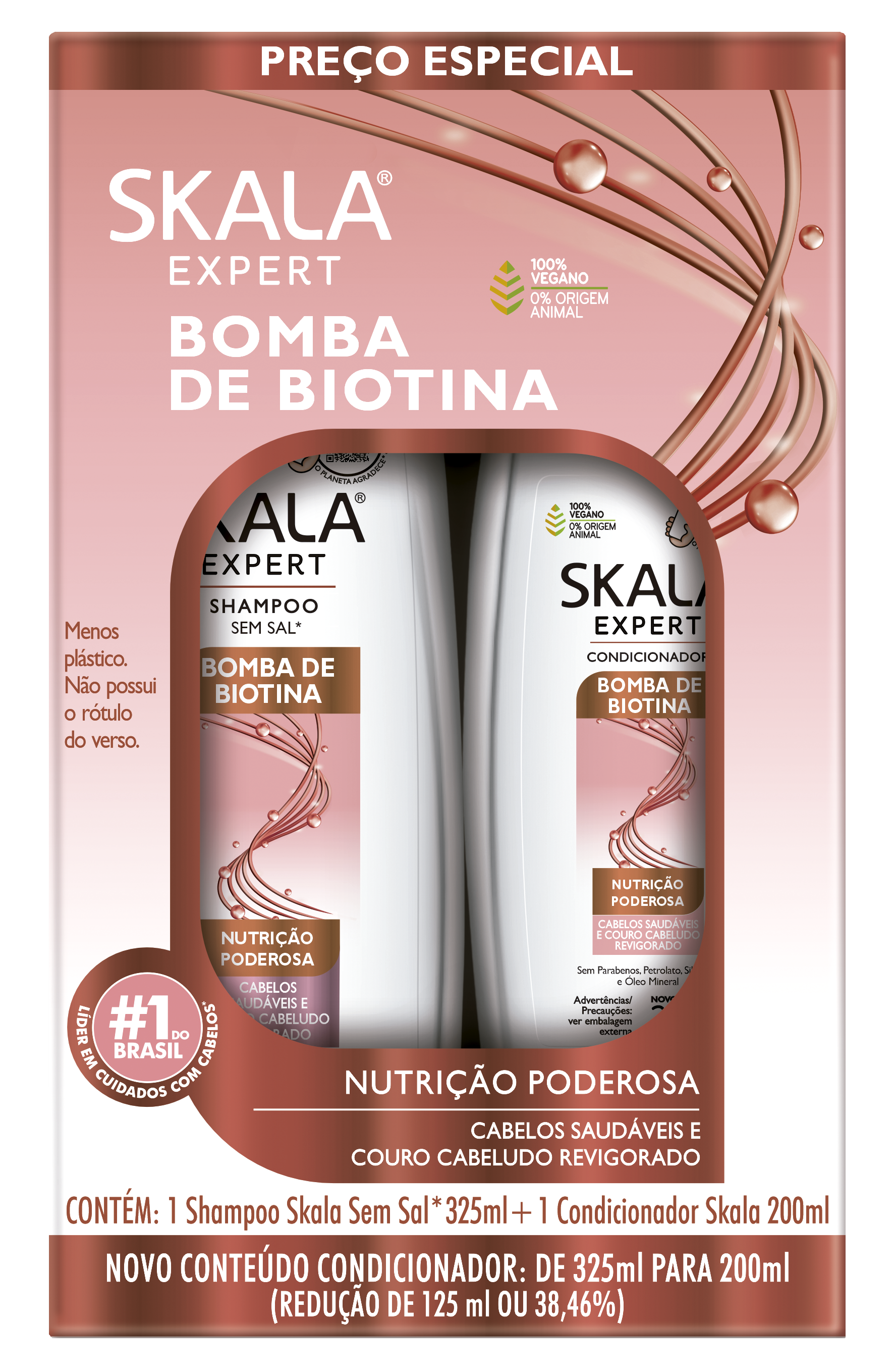 KIT SKALA SH+COND 325ML/200ML BOMBA DE BIOTINA (6)