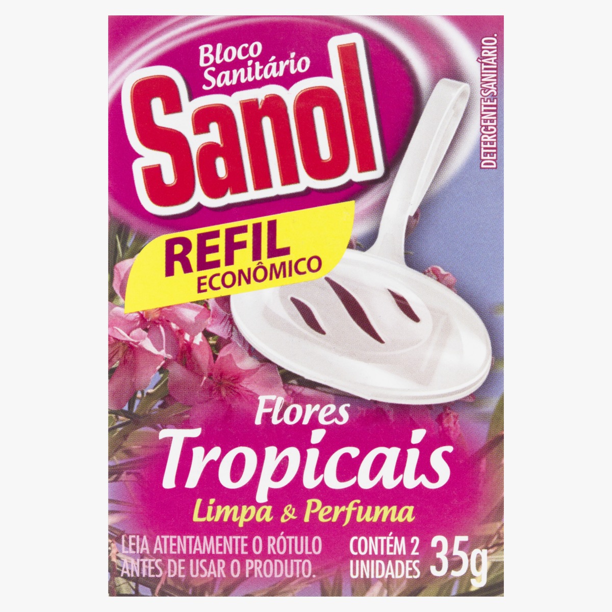 PEDRA SANIT SANOL 35G REFIL FLORES TROPIC REFIL (24)