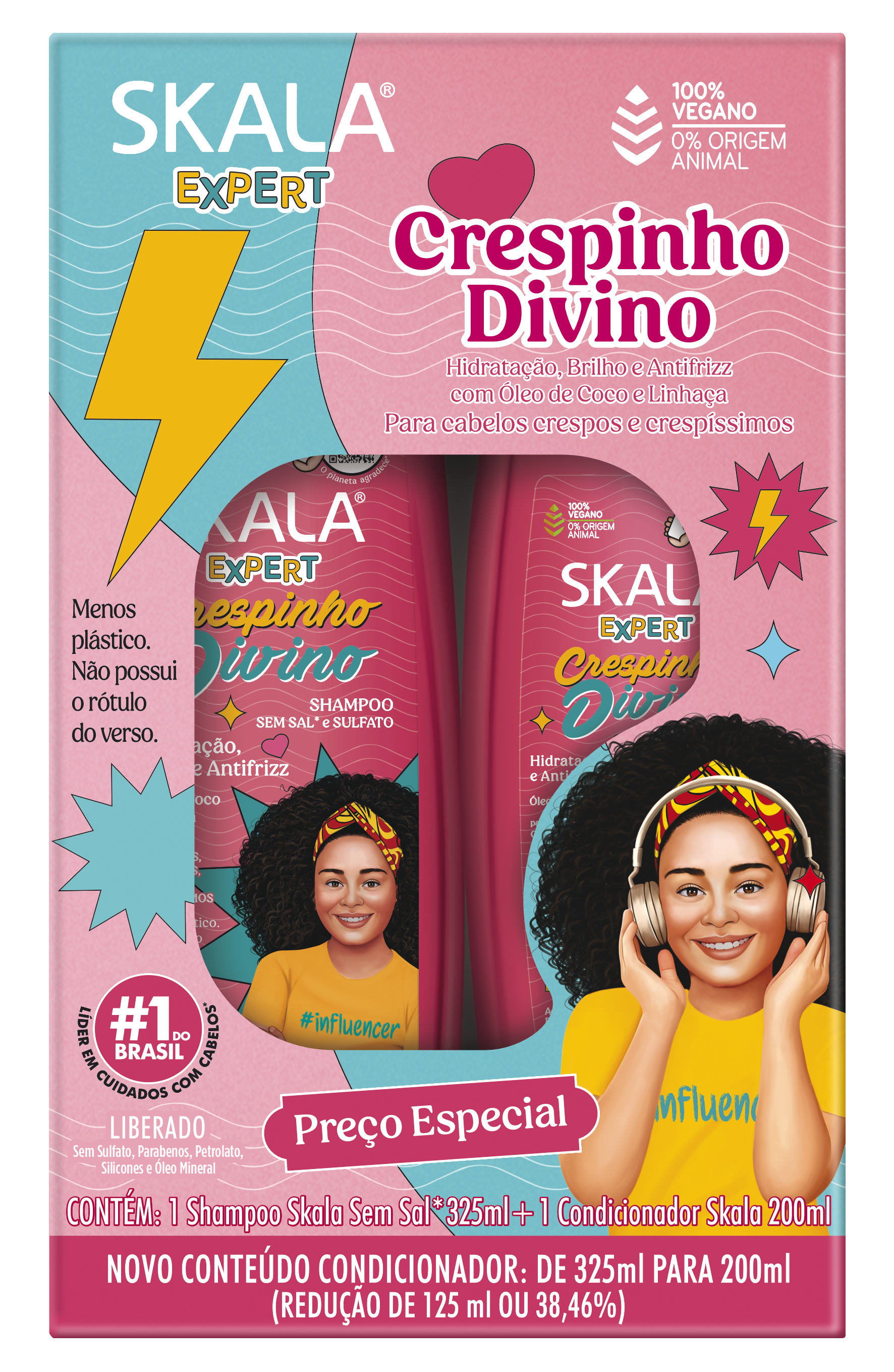 KIT SKALA SH+COND 325ML/200ML CRESPINHO DIVINO (6)